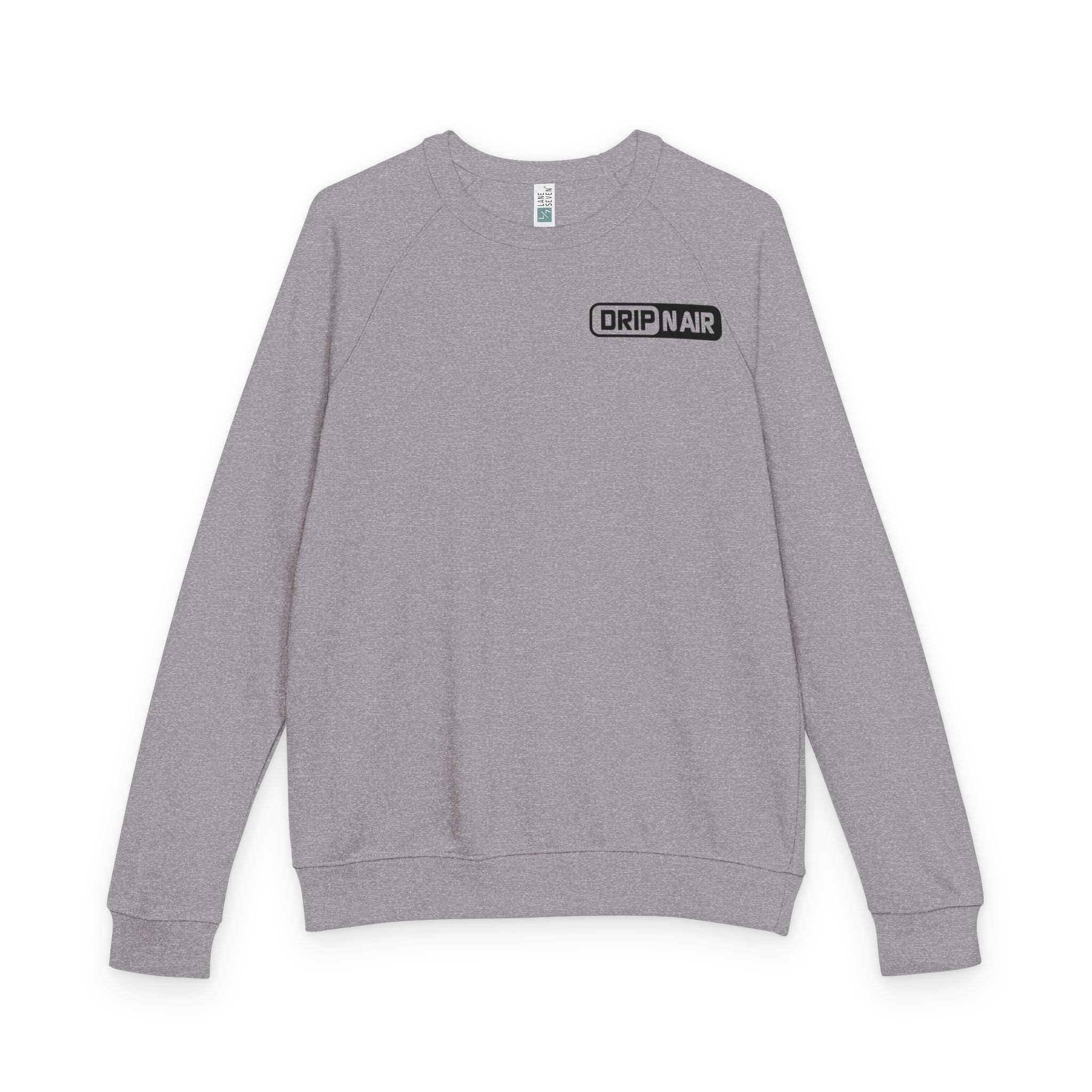 DRIP NAIR Logo Raglan Crewneck Sweatshirt