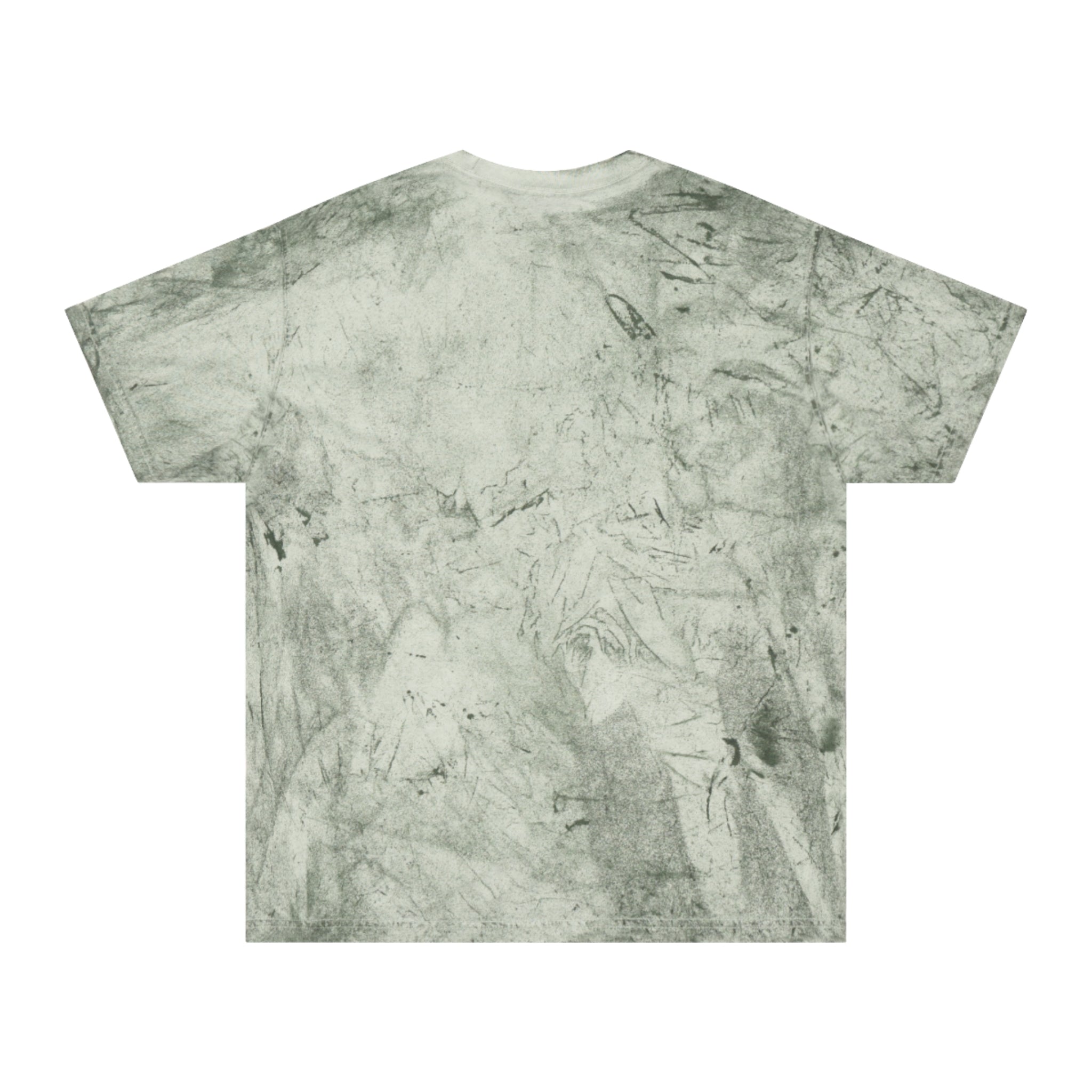 Tie-Dye Tee — 'DRIPNAIR' Yellow Marble Graphic T-Shirt