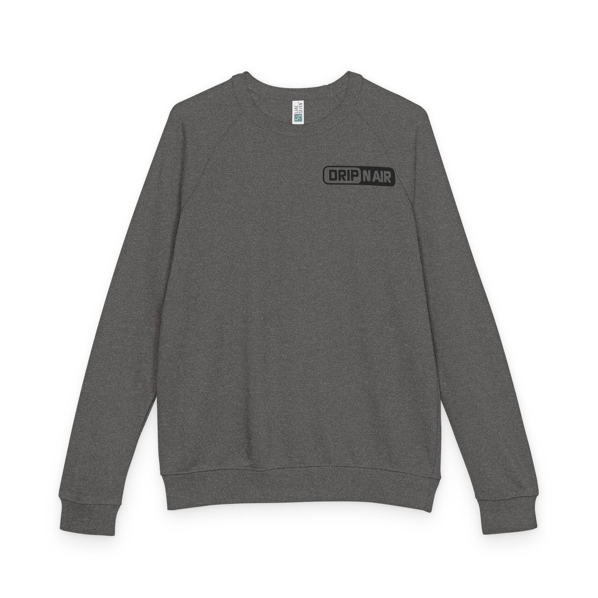DRIP NAIR Logo Raglan Crewneck Sweatshirt