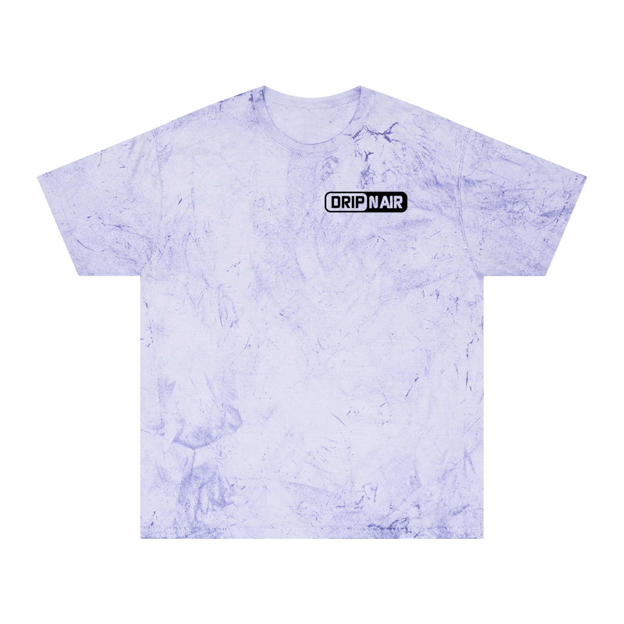Tie-Dye Tee — 'DRIPNAIR' Yellow Marble Graphic T-Shirt