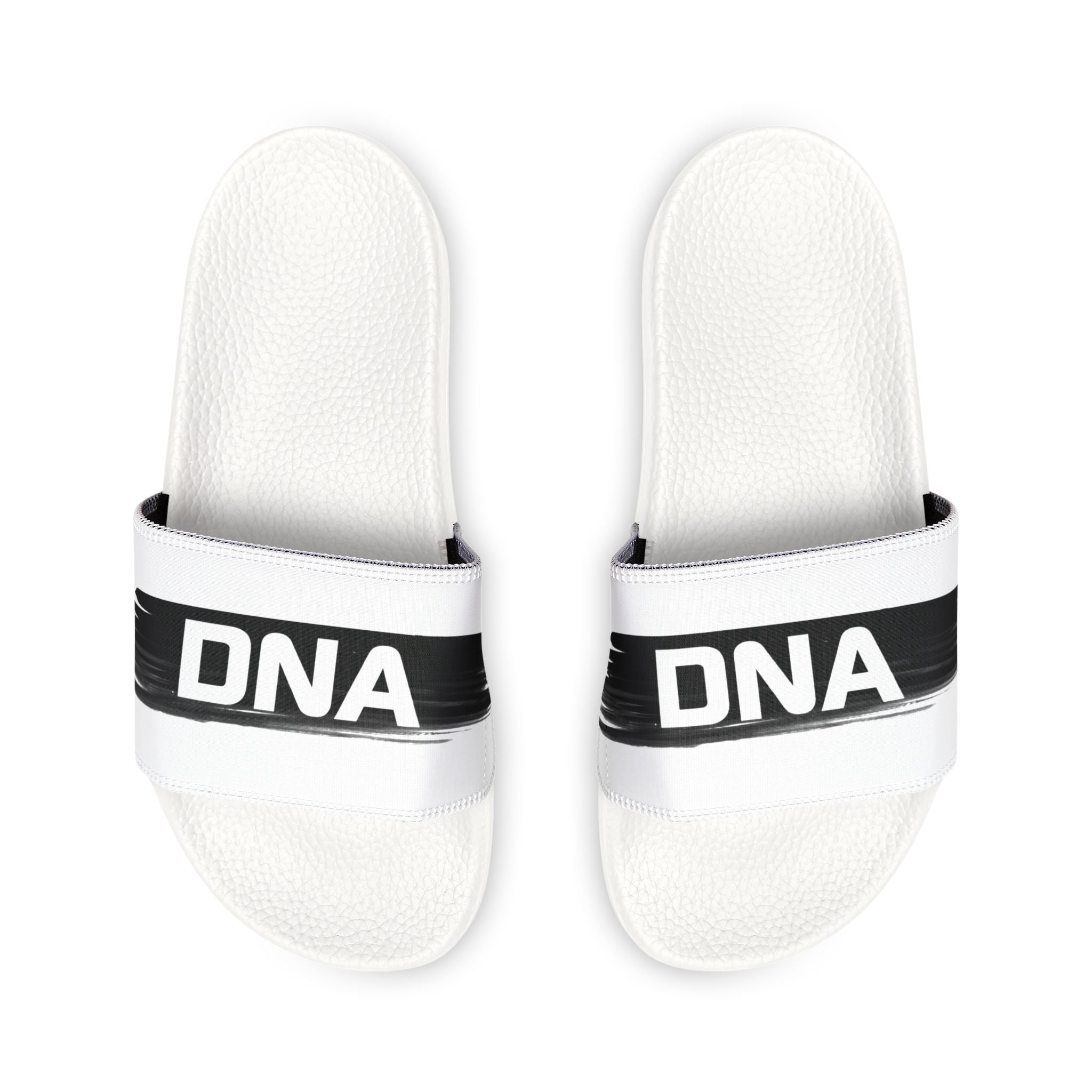 DNA Logo Slide Sandals — Men’s Removable-Strap Casual Pool & Beach Slides