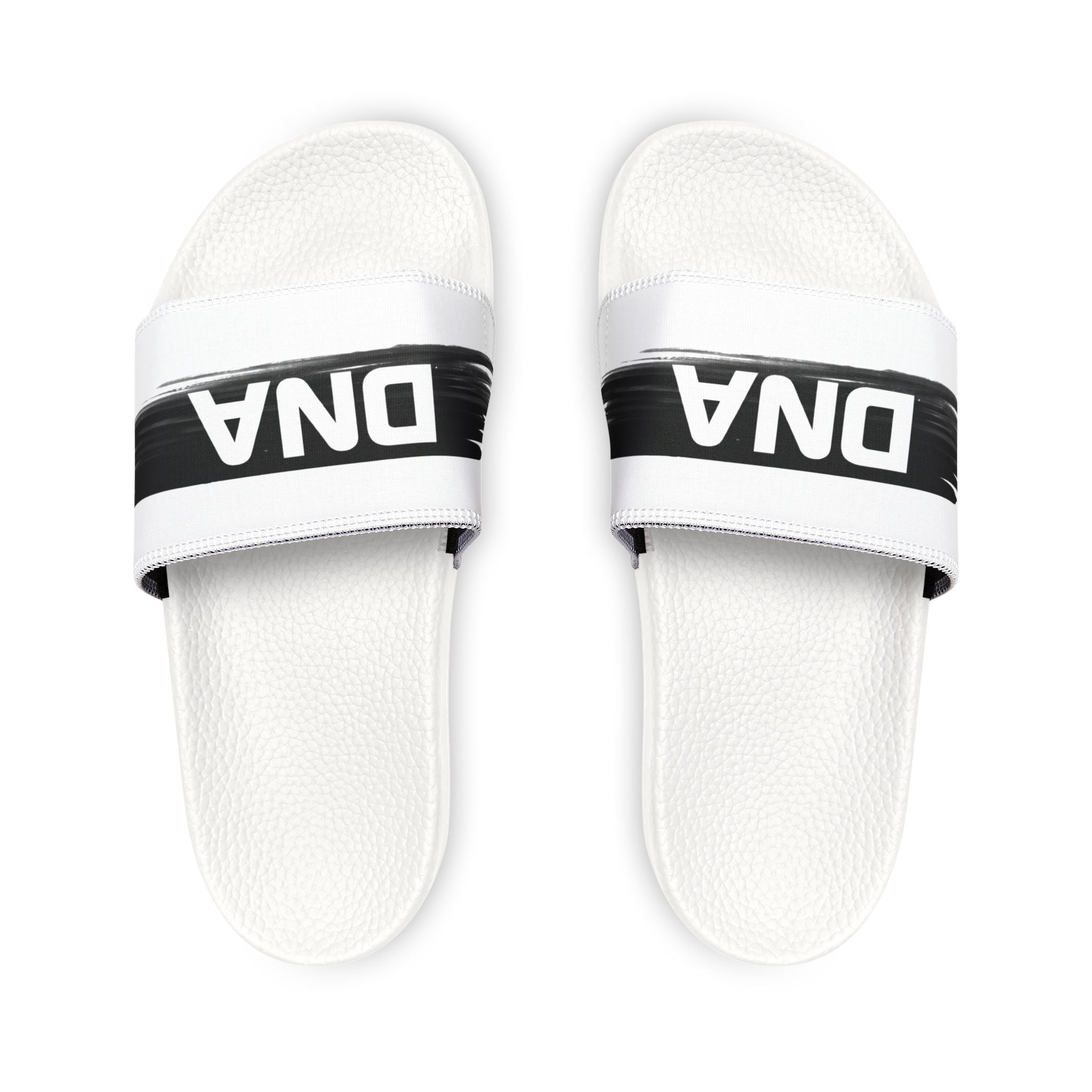 DNA Logo Slide Sandals — Men’s Removable-Strap Casual Pool & Beach Slides