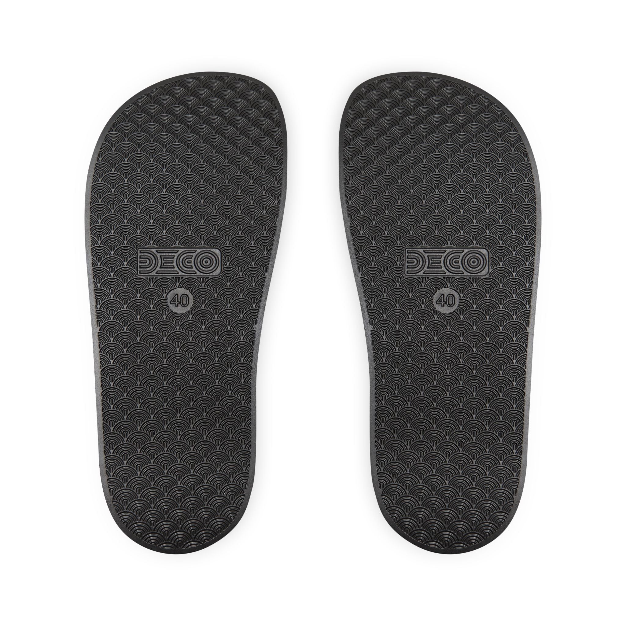 DNA Logo Slide Sandals — Men’s Removable-Strap Casual Pool & Beach Slides