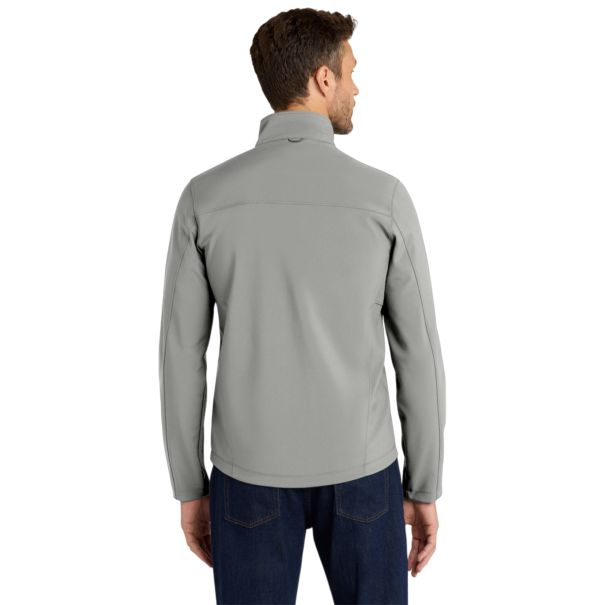 Soft Shell Jacket — Embroidered 'DRP FAR' Logo Men’s Workwear