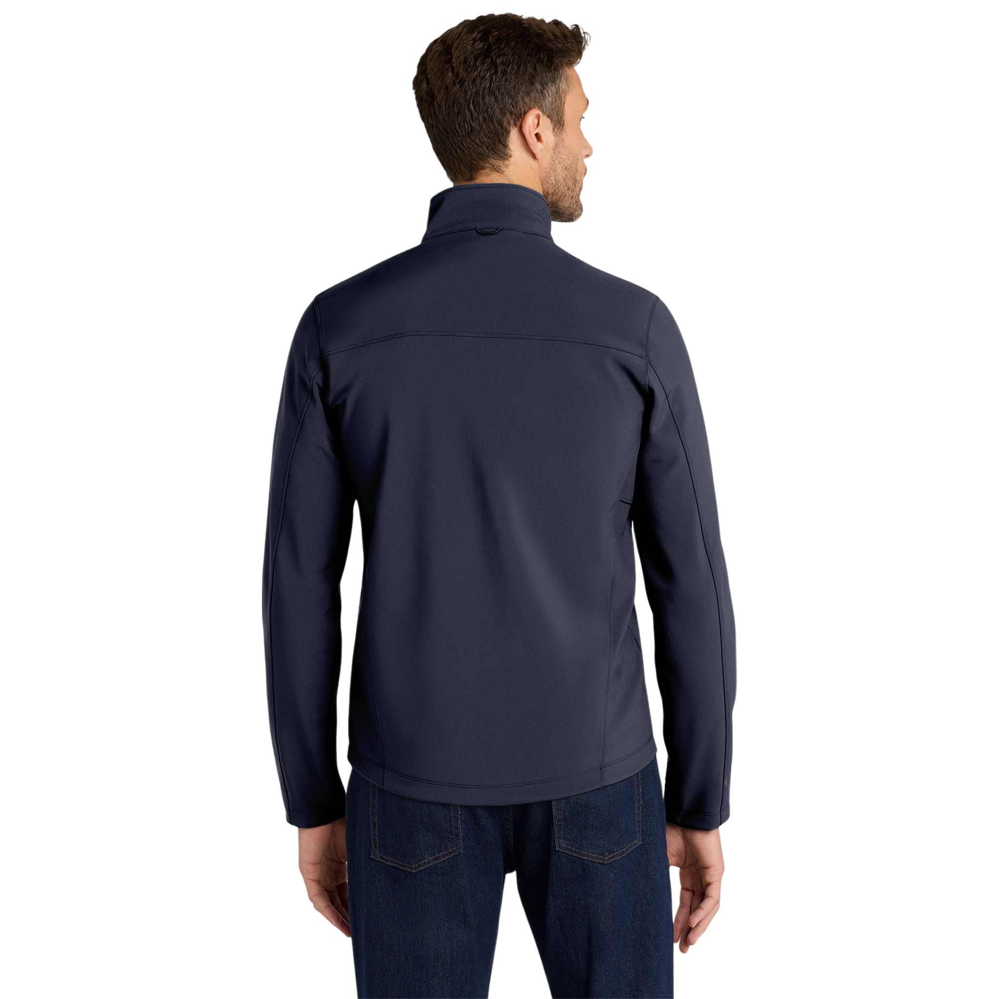 Soft Shell Jacket — Embroidered 'DRP FAR' Logo Men’s Workwear