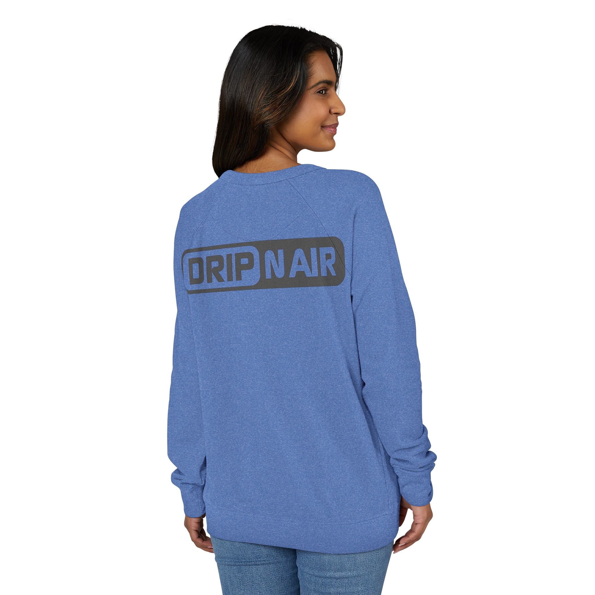 DRIP NAIR Logo Raglan Crewneck Sweatshirt