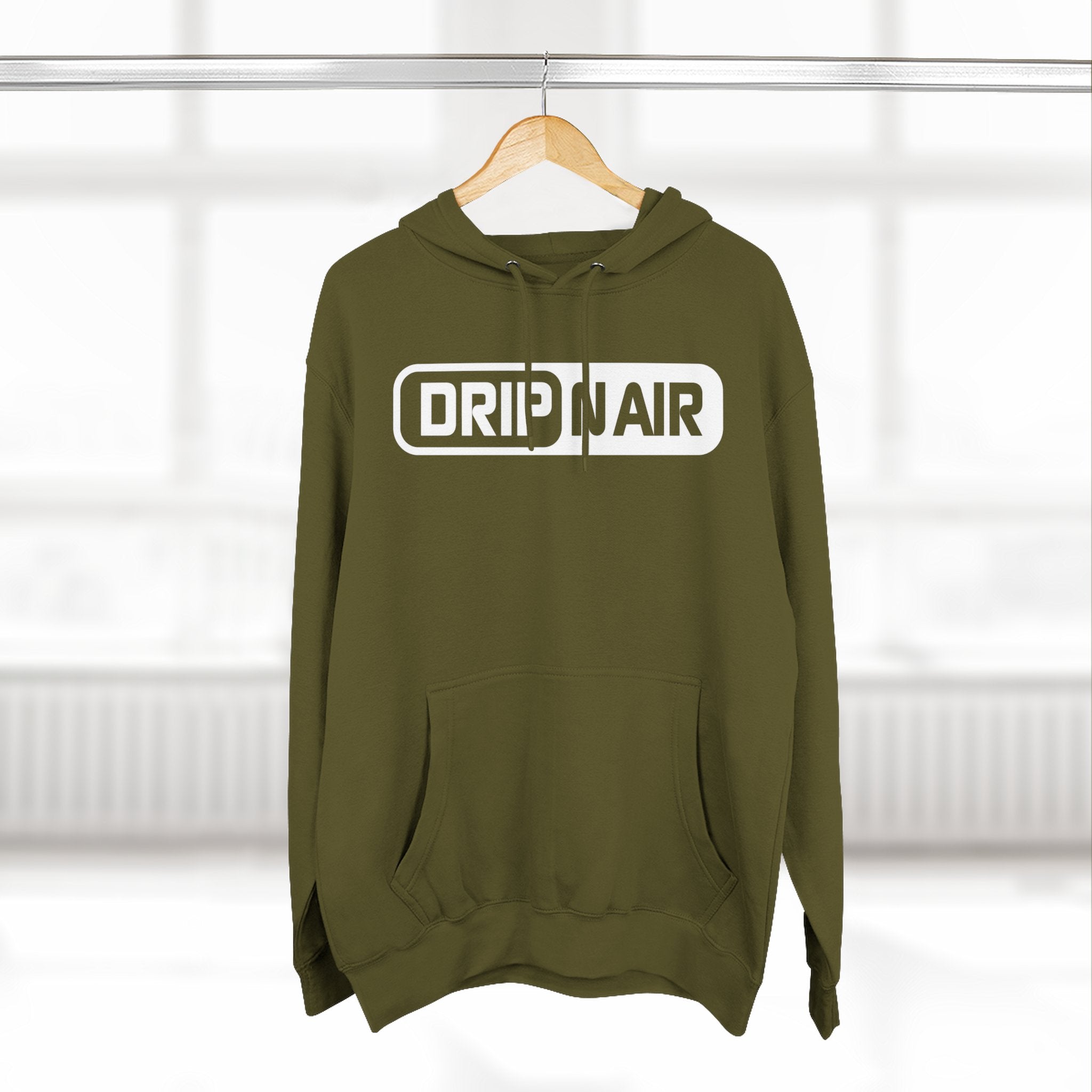 Drip N Air Logo Hoodie — Streetwear Graphic Pullover