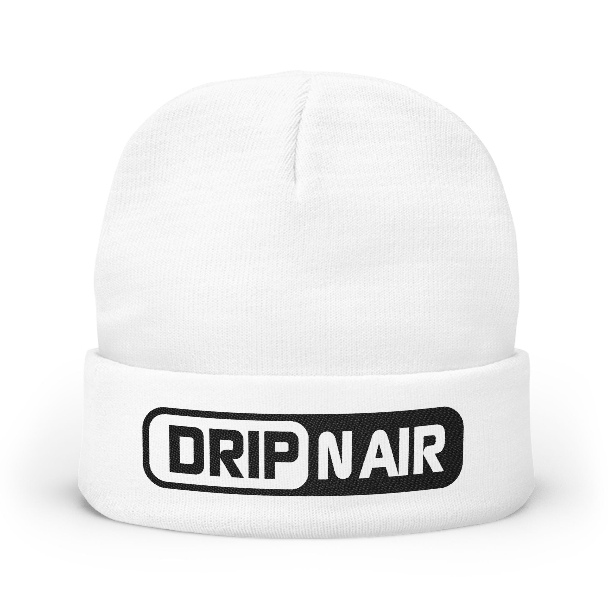 Dripnair Embroidered Knit Beanie — Streetwear Winter Hat