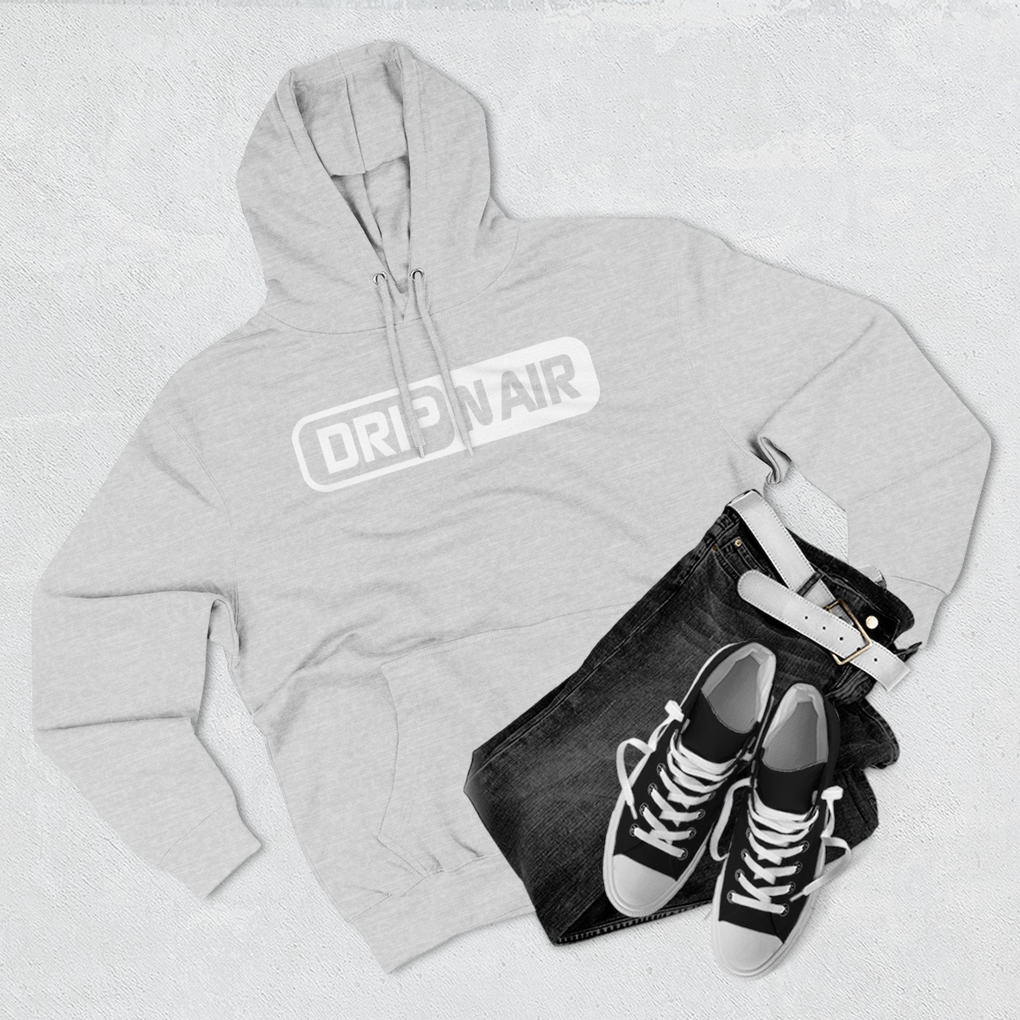 Drip N Air Logo Hoodie — Streetwear Graphic Pullover