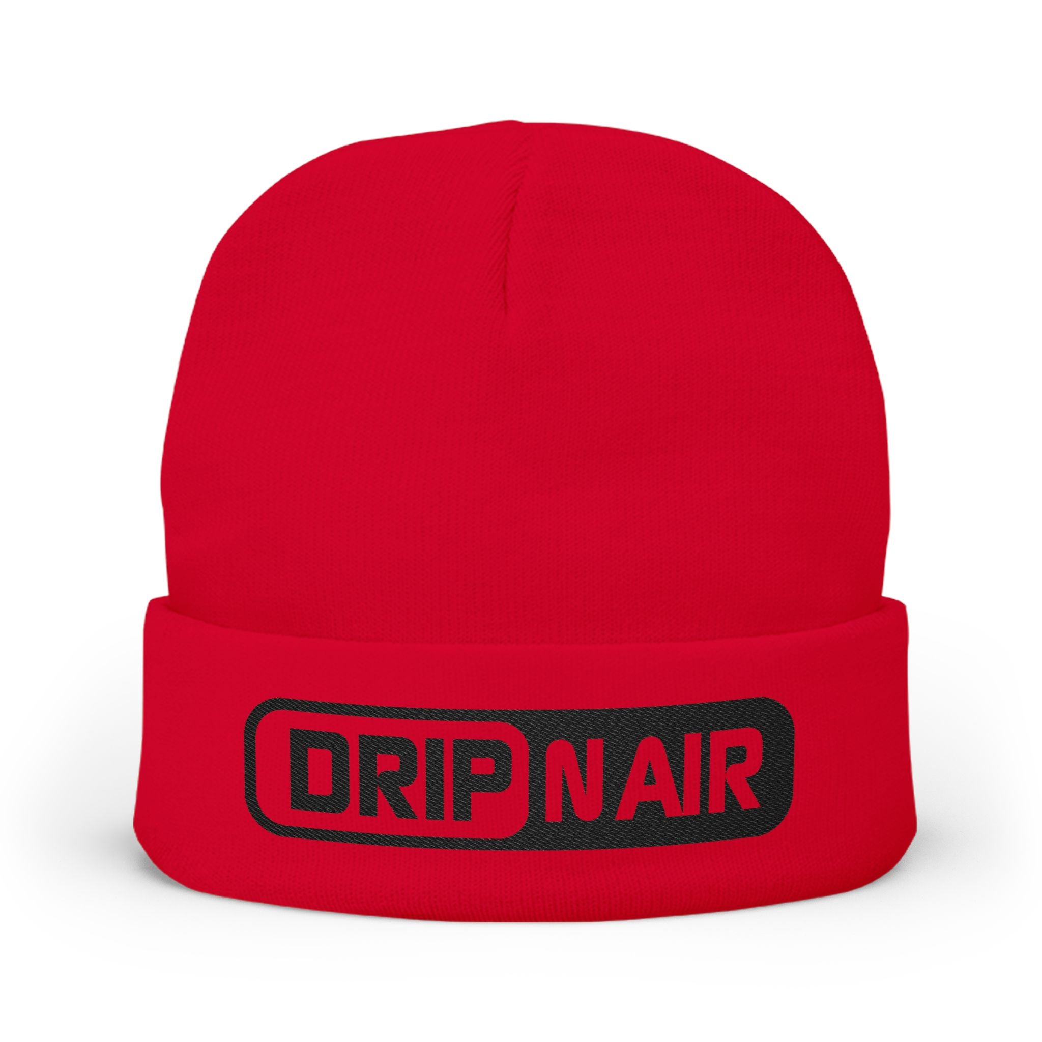 Dripnair Embroidered Knit Beanie — Streetwear Winter Hat